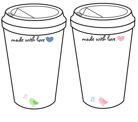 Free Printable Cup Cozy Template
